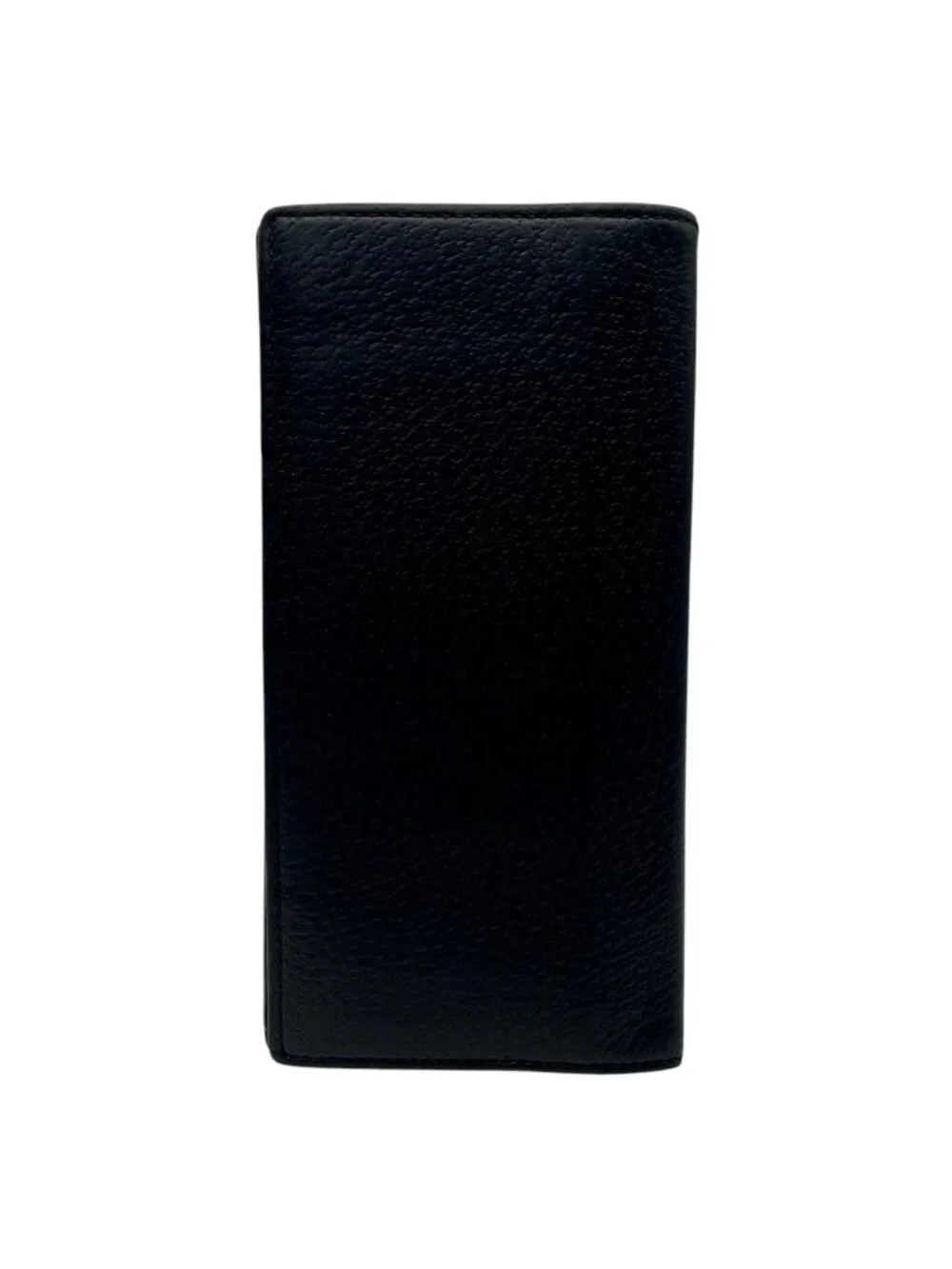 Gucci Wallet GG Marmont Bifold Billfold Leather Black Gold Interlocking Classic